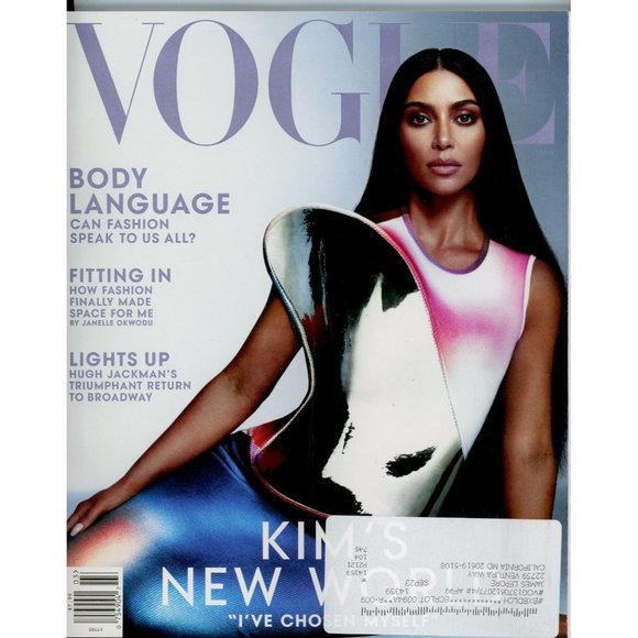 VOGUE MARCH 2022 KIM'S NEW WORLD "I'VE CHOSEN MYSELF," Hugh Jackman, Fitting In - Picture 1 of 2